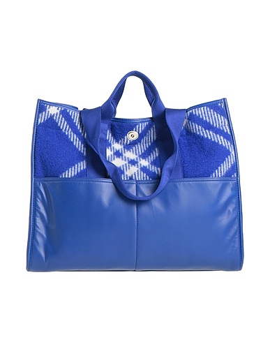 BURBERRY PRORSUM Handbag Blue 99% Virgin Wool, 1% Polyamide, Calfskin