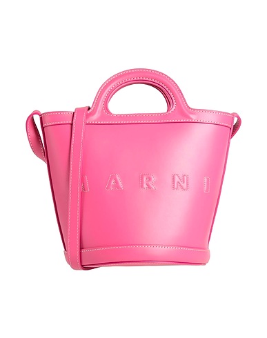 MARNI Borsa a mano Fucsia 100% Pelle di bovino, Ottone