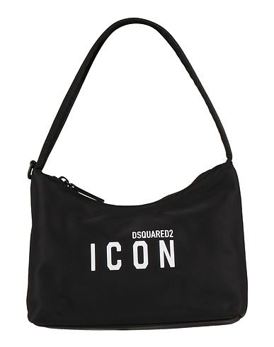 DSQUARED2 Handbag Black 95% Polyamide, 5% Cow leather