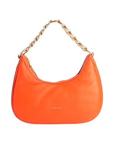 PATRIZIA PEPE Handbag Orange Leather