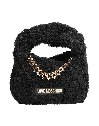 LOVE MOSCHINO Borsa a mano Nero 100% Poliestere