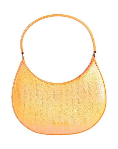MSGM Handbag Orange 100% Polyurethane