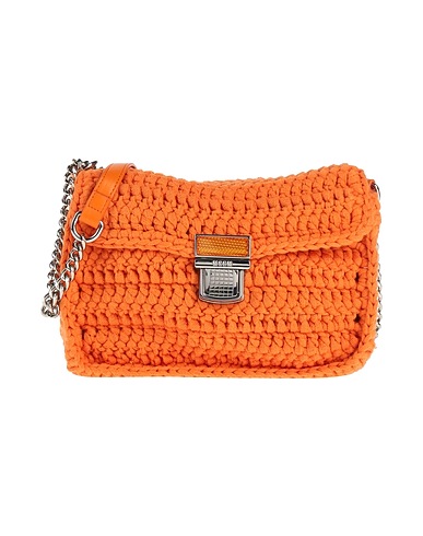 MSGM Cross-body bags Orange Textile fibers