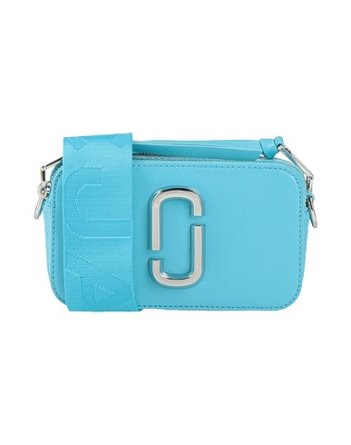 MARC JACOBS Cross-body bags Azure 100% Cow leather, Polyurethane coated