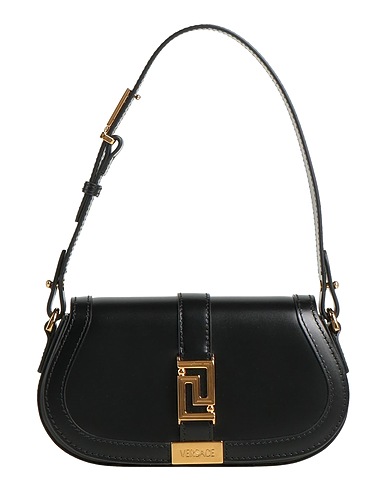 VERSACE Handbag Black Leather