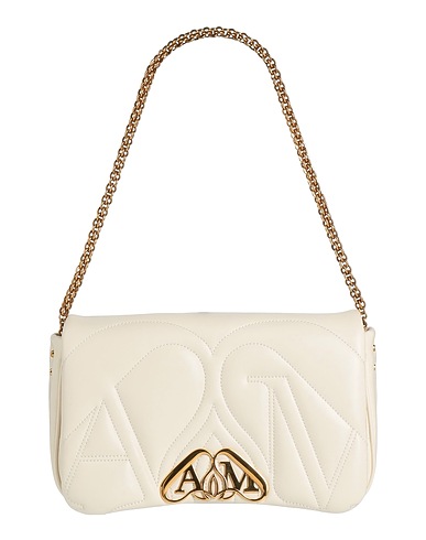 MCQUEEN Handbag Ivory Leather