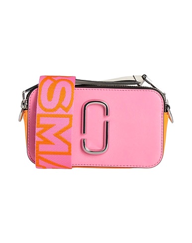 MARC JACOBS Across-body bag Pink 100% Cow leather, Polyurethane coated
