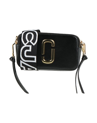 MARC JACOBS Across-body bag Black 100% Cow leather, Polyurethane coated
