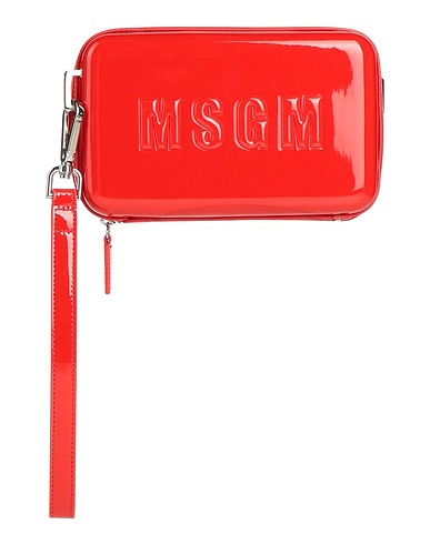 MSGM Handbag Red 100% Polyurethane