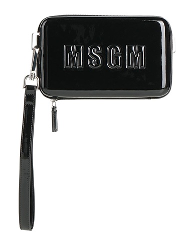 MSGM ハンドバッグ ブラック ポリウレタン 100%