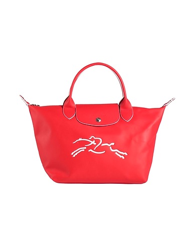 LONGCHAMP Handbag Red Leather