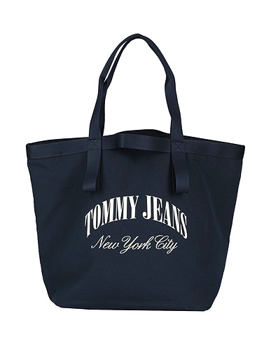 TOMMY JEANS Handbag Navy blue 100% Polyester