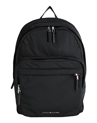 TOMMY HILFIGER Zaini Nero 93% Poliestere riciclato, 7% Poliuretano