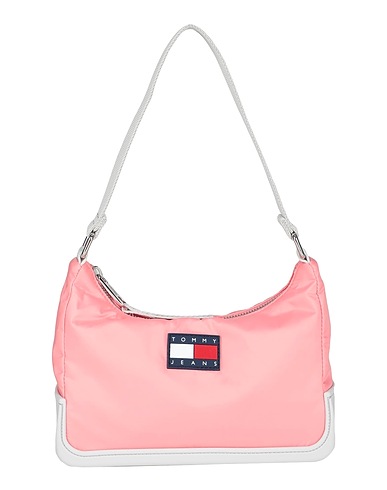 TOMMY JEANS Handtasche Rosa 90% Recyceltes Polyester, 10% Silikon