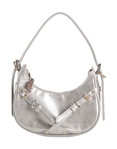 STEVE MADDEN Handbag Silver 100% Polyurethane
