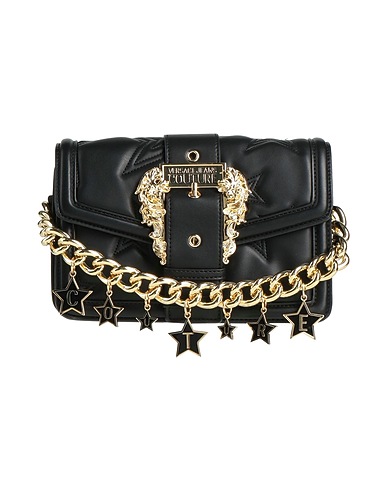 VERSACE JEANS COUTURE Сумки с короткими ручками и клатчи Чёрный 100% Полиэстер