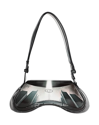 DIESEL Shoulder bag PLAY CROSSBODY
 Lead 100% Polyurethane