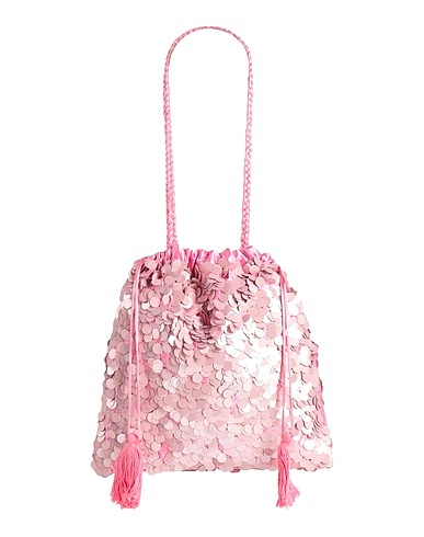 P.A.R.O.S.H. Shoulder bag Pink 65% Cotton, 35% Polyester
