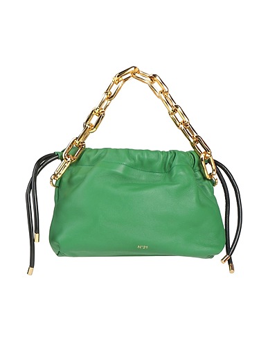 N°21 Handbag Green Leather