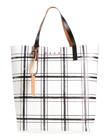 MARNI Handbag White Textile fibres