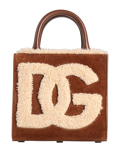 DOLCE&GABBANA Handbag Brown 85% Calfskin, 15% Polyester