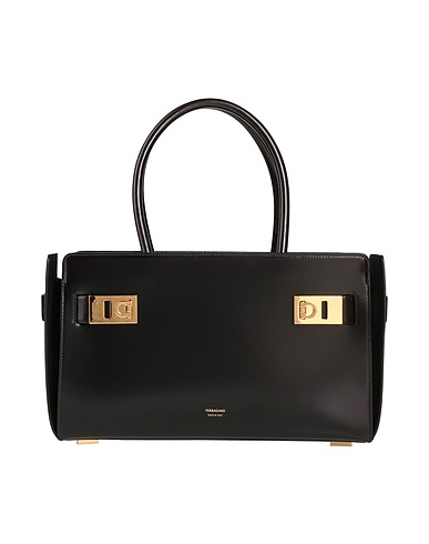 FERRAGAMO Handbag Black Calfskin
