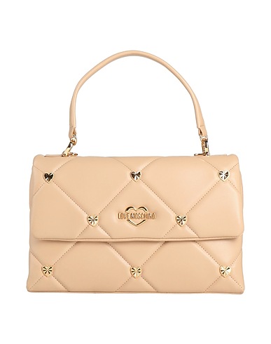 LOVE MOSCHINO Handbag Beige 100% Polyurethane