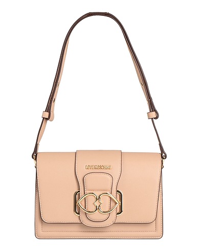 LOVE MOSCHINO Handbag Beige 100% Polyurethane