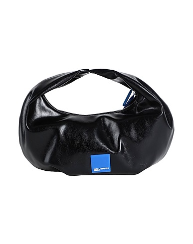 KARL LAGERFELD JEANS Borsa a mano BOX LOGO HOBO
 Nero 58% Poliuretano riciclato, 42% Poliuretano