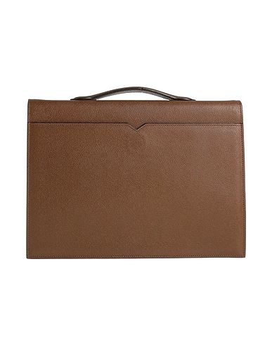 VALEXTRA Handbag Brown 100% Calfskin
