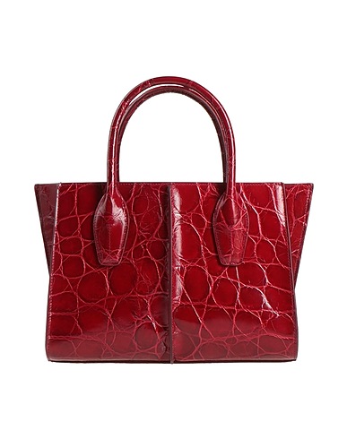 TOD'S Handbag Burgundy Leather