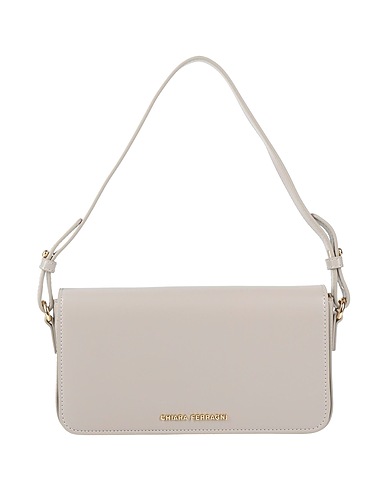 CHIARA FERRAGNI Handbag Grey 100% Polyester, Polyurethane resin