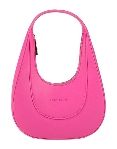 CHIARA FERRAGNI Handbag Fuchsia 100% Polyester, Polyurethane resin