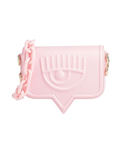 CHIARA FERRAGNI Sac bandoulière Rose clair 100% Polyester, Résine polyuréthane
