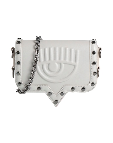 CHIARA FERRAGNI Cross-body bags 100% Polyester, Polyurethane resin