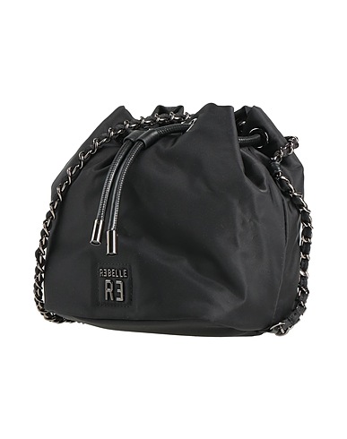 RƎBELLE Cross-body bags Black 100% Polyester