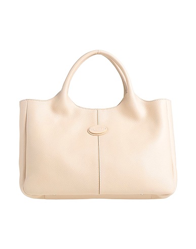 TOD'S Handbag Beige Leather