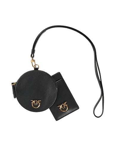 PINKO Small Leather Goods Black Leather