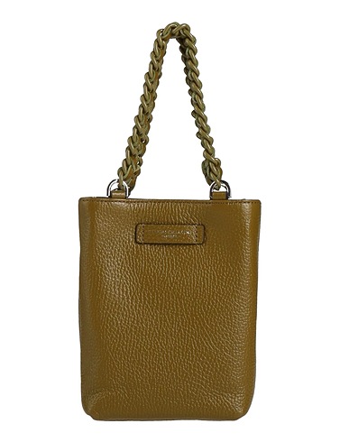 GIANNI CHIARINI Handbag Military green Leather