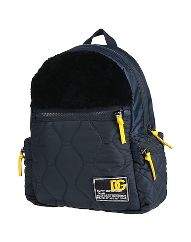 DOLCE&GABBANA Rucksack & Gürteltasche Marineblau Gewebefasern