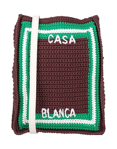 CASABLANCA Cross-body bags 100% Nylon, Leather