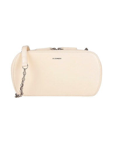 JIL SANDER Cross-body bags Ivory Leather