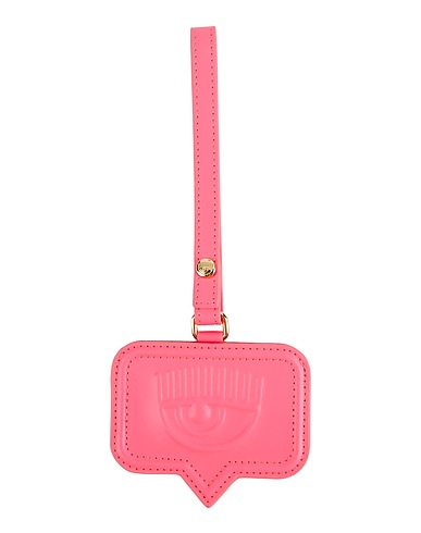 CHIARA FERRAGNI Accessori borsa e charm Fucsia 100% Poliestere, Resina poliuretanica