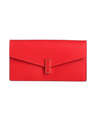 VALEXTRA Handbag Tomato red 100% Calfskin