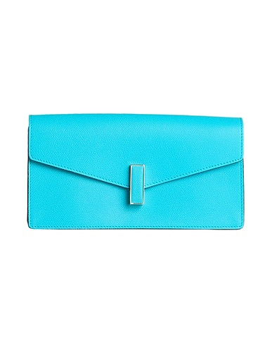 VALEXTRA Borsa a mano Azzurro 100% Pelle di vitello