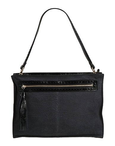 BORBONESE Handbag Midnight blue 100% Leather