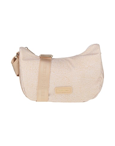 BORBONESE Cross-body bags Beige 100% Polyester