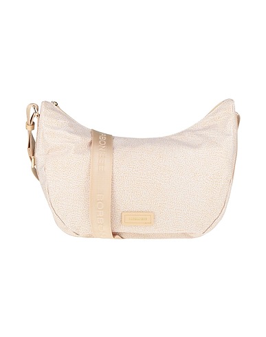 BORBONESE Borsa a tracolla Avorio 100% Poliestere