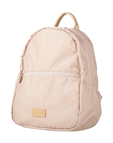 BORBONESE Rucksacks Beige 100% Polyester, Polyurethane
