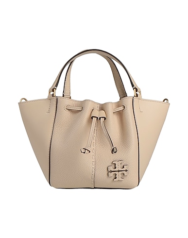 TORY BURCH Handbag Beige Leather
